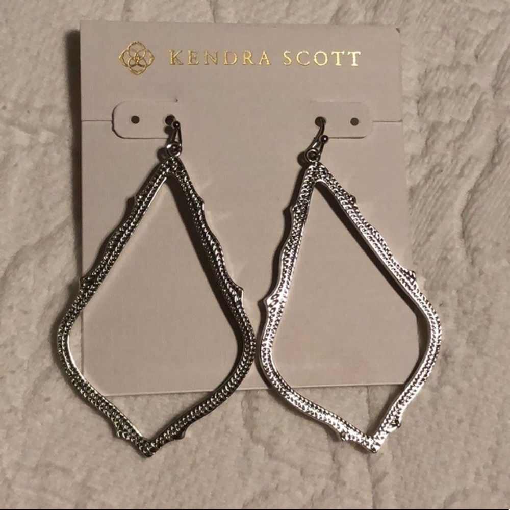 Kendra Scott silver Sophee drop earrings